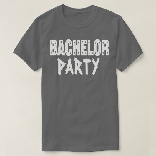 Bachelor Party Nachtdienst T-shirt (Design voorkant)