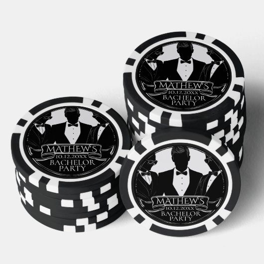 Bachelor Party Poker Chip (Opstapeling)