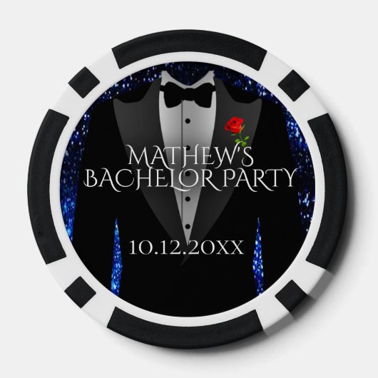 Bachelor Party poker chip (Achterkant)