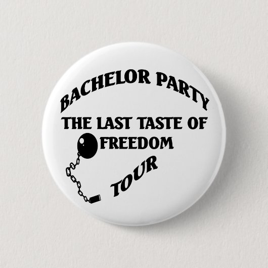 Bachelor Party Ronde Button 5,7 Cm (Voorkant)