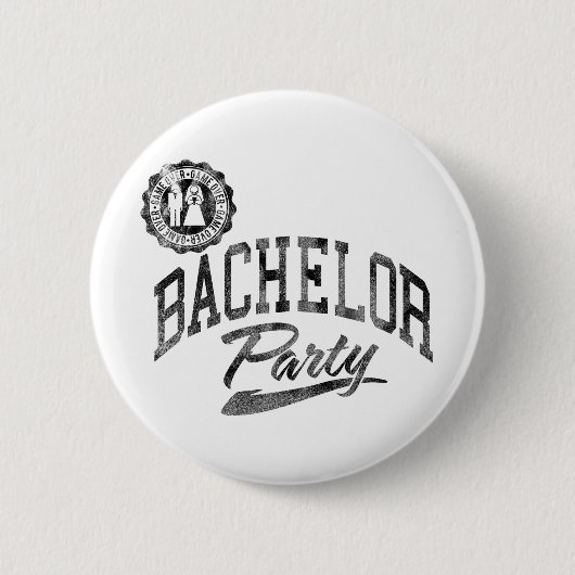 Bachelor Party Ronde Button 5,7 Cm (Voorkant)