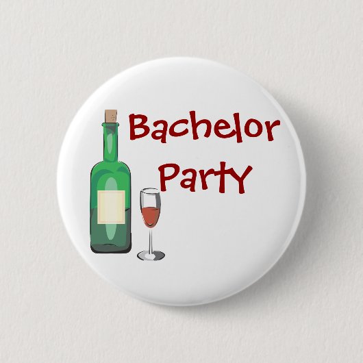 Bachelor Party Ronde Button 5,7 Cm (Voorkant)