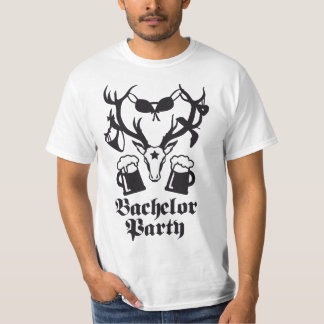 Bachelor Party sexy Hirschgeweih JGA Polterabend T-shirt