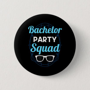 Bachelor Party Squad Team Bruid Bruidegom _2 Ronde Button 5,7 Cm