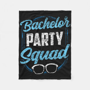 Bachelor Party Squad Team Bruid Bruidegom Fleece Deken