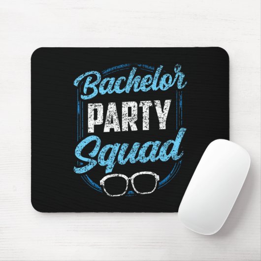 Bachelor Party Squad Team Bruid Bruidegom Muismat (Met muis)