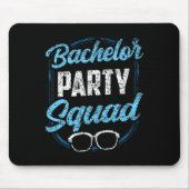 Bachelor Party Squad Team Bruid Bruidegom Muismat (Voorkant)
