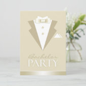 Bachelor Party Suit Flat Invitation (Debout devant)