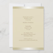 Bachelor Party Suit Flat Invitation (Dos)