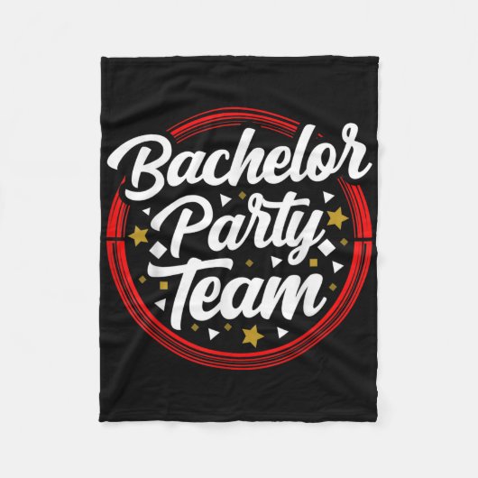 Bachelor Party Team Bruid Bruidegom _2 Fleece Deken (Voorkant)