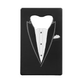 Bachelor party ticket kredietkaart flessenopener (Achterkant)