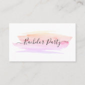 Bachelor Party Ticket waterverf-penseelbedekking (Voorkant)