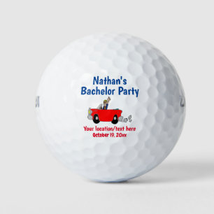 Bachelor Party Trip Weddenschap Favor Golfballen