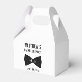 Bachelor Party Tuxedo Bow Stropdas Weddenschap Bedankdoosjes (Achterkant)