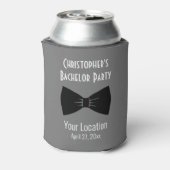 Bachelor Party Tuxedo Bow Stropdas Weddenschap Blikjeskoeler (Blikje Achterkant)