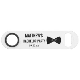 Bachelor Party Tuxedo Bow Stropdas Weddenschap Speed Flessenopener