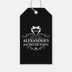 Bachelor Party Tuxedo Stropdas Black Cadeaulabel