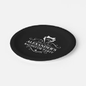 Bachelor Party Tuxedo Stropdas Black Small Small Papieren Bordje (Gekanteld)