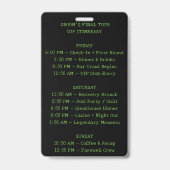 Bachelor Party VIP Badge Backstage Pass (Arrière)