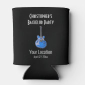 Bachelor Party Weddenschap Favor Guitar Blikjeskoeler (Achterkant)