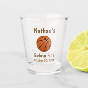 Bachelor Party Weddenschap voor Basketball Shot Glas
