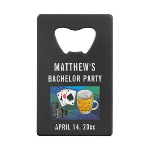 Bachelor Party Wedding Favor Beer Poker