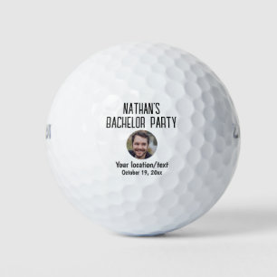 Bachelor Party Wedding Favor Groom Foto Golfballen