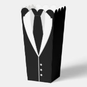Bachelor Party Zwart pak & Stropdas Bedankdoosjes (Voorkant)