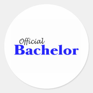 Bachelor Ronde Sticker