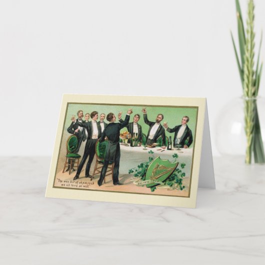 Bachelor Saint Patrick's Day-feest Kaart (Voorkant)