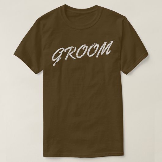 Bachelor Stag Party Funny Groom Groomsmen Wedding  T-shirt (Design voorkant)
