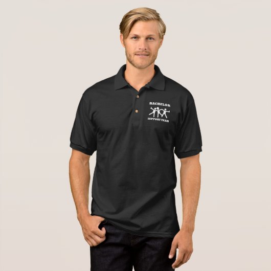 Bachelor Support Team Polo (Voorkant volledig)