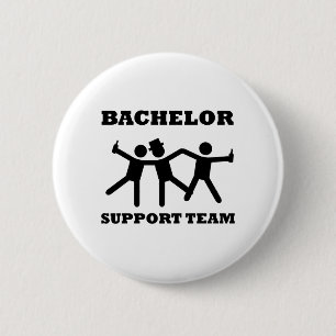 Bachelor Support Team Ronde Button 5,7 Cm