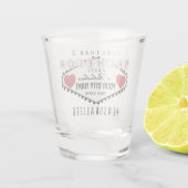 Bachelor - Vegas stijl - Rood Shot Glas (Achterkant)