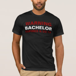 Bachelor Vervaldatum t-shirt aanpassen