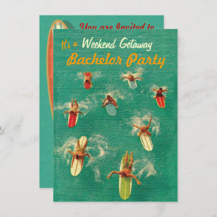 Bachelor Weekend Getaway Party Kaart