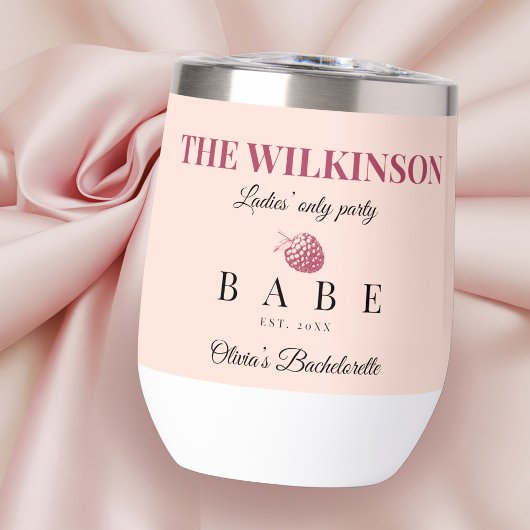 Bachelorée de la fête d'honneur Blush Pink