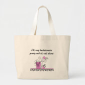 Bachelorette alles over mij grote tote bag (Voorkant)