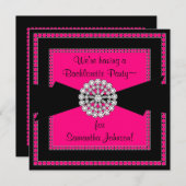 BACHELORETTE ARTIJ INVITE KAART (Voorkant / Achterkant)