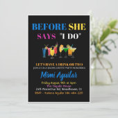 Bachelorette Avant Elle Dit Que Je Fais Invitation (Debout devant)