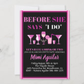 Bachelorette Avant Elle Dit Que Je Fais Invitation (Devant)