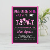 Bachelorette Avant Elle Dit Que Je Fais Invitation (Debout devant)