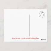 Bachelorette Bash Briefkaart (Achterkant)