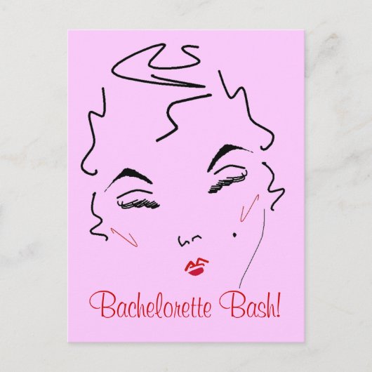 Bachelorette Bash Briefkaart (Voorkant)