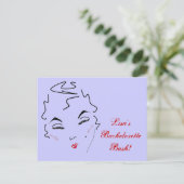 Bachelorette Bash Briefkaart (Staand voorkant)
