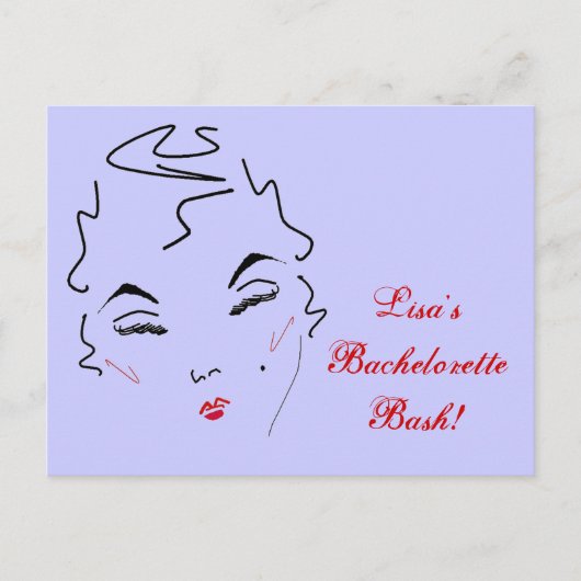Bachelorette Bash Briefkaart (Voorkant)