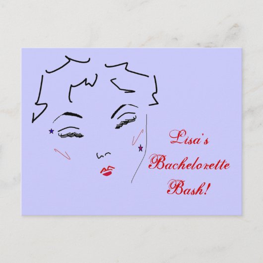 Bachelorette Bash Briefkaart (Voorkant)