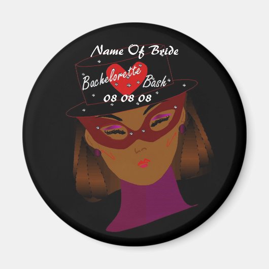 "Bachelorette Bash" Magneet - Aanpasbaar (Voorkant)
