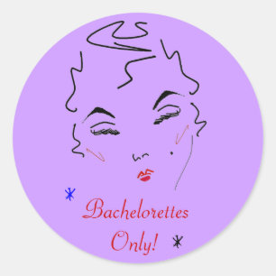 Bachelorette Bash Ronde Sticker