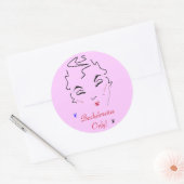 Bachelorette Bash Ronde Sticker (Envelop)